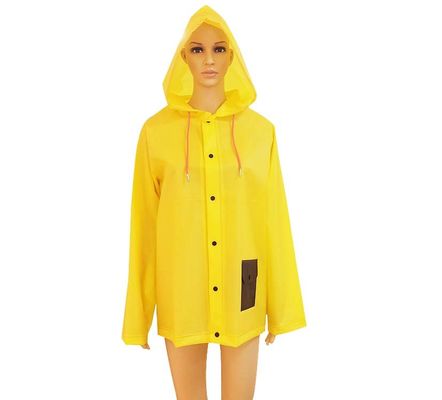 Dostępny żółty lekki płaszcz przeciwdeszczowy EVA Windproof Multistyle ODM