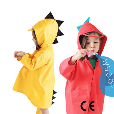 Dinosaur Wodoodporny płaszcz przeciwdeszczowy dla dzieci na cały sezon z materiału PVC Multifigure