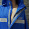 Unisex dorosłych płaszcze przeciwdeszczowe, płaszcz przeciwdeszczowy Hi Vis Standardowy materiał CPE EN71
