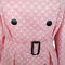 Różowy płaszcz przeciwdeszczowy ODM z kapturem o grubości 0,15 mm Materiał EVA długi wodoodporny