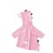 Różowy wodoodporny płaszcz przeciwdeszczowy dla dzieci o grubości 0,12 mm Powłoka PU wielokrotnego użytku