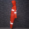 Płaszcze przeciwdeszczowe dla dorosłych BSCI, płaszcz przeciwdeszczowy z PVC Hi Vis o szerokości 1200 mm w kolorze pomarańczowym