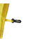 Poliester Niestandardowe wodoodporne żółte damskie poncho rowerowe przeciwdeszczowe
