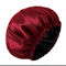 SGS Satin Sleep Bonnet, 32 cm duża satynowa czapeczka do naturalnych włosów dwuwarstwowych