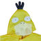 ODM Girls Wodoodporny płaszcz przeciwdeszczowy, kreskówka Minimalistyczny żółty wodoodporny płaszcz przeciwdeszczowy